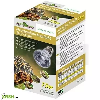 Repti-zoo neodymium daylight spot melegítő uva terrárium izzó - 100w e27