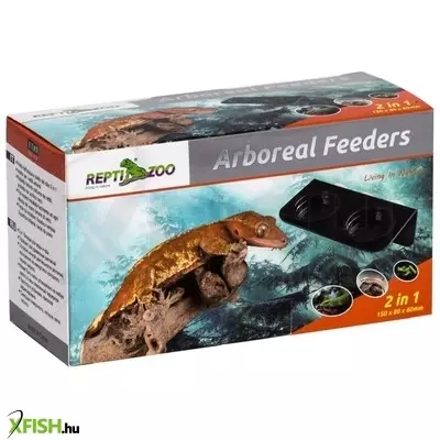 Repti-zoo tapadókorongos etetőtálka lomblakó hüllőknek (dupla)