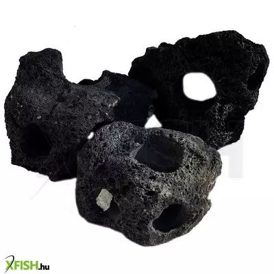 Egyéb vegyes lyukas fekete lávakő akvárium dekoráció - multi 1