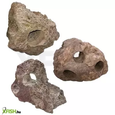 Egyéb vegyes lyukas lávakő akvárium dekoráció - multi 2