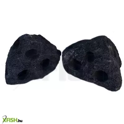 Egyéb vegyes lyukas fekete lávakő akvárium dekoráció - multi 2