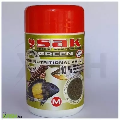exot hobby sak sak green szemcsés díszhaleleség m 100 ml
