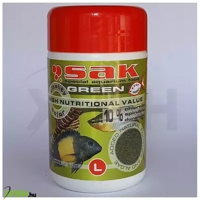 Exot hobby sak sak green szemcsés díszhaleleség L 100 ml