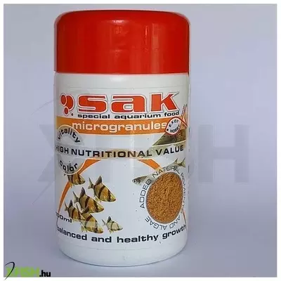 Exot hobby sak sak microgranules szemcsés díszhaleleség ivadékoknak 100 ml