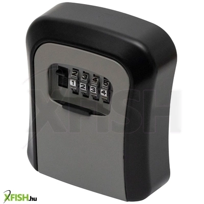 Home safekey számzáras kulcsszéf, masszív alumínium öntvény, négyjegyű számkód, 10.000 elvi kódvariáció, falra rögzítendő, kültérre is