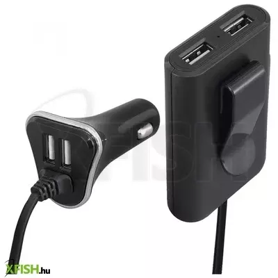 Sal sau 96 nagy teljesítményű autós USB gyorstöltő, 48 w, 4 USB port, 4 X 2,4 a