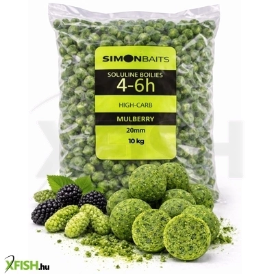 simon baits soluline oldódó bojli faeper - mulberry 20 mm 10 kg