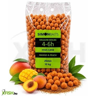 Simon Baits Soluline Oldódó Bojli 4-6h Mangó - Barack 20 mm 10 kg