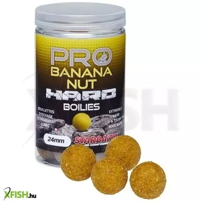 Starbaits Pro Hard Bojli Banana Nut Banán Mogyoró 200 g 24 mm