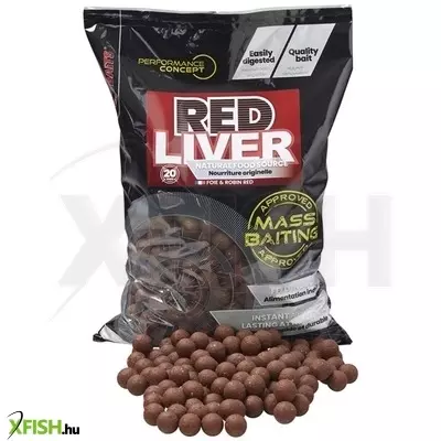Starbaits Mass Baiting Bojli Red Liver Fűszer Máj 3000 g 20 mm