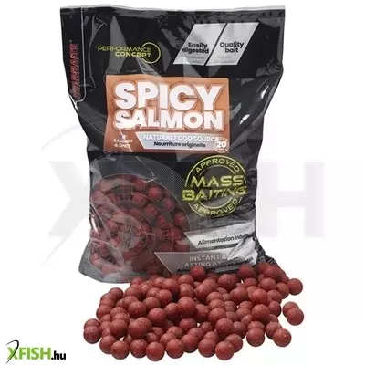Starbaits Mass Baiting Bojli Spicy Salmon Fűszeres Lazac 3000 g 14 mm