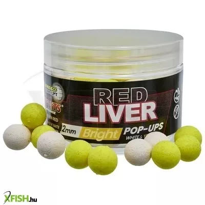 Starbaits Pop Up Bright Red Liver Máj 50 g 12 mm