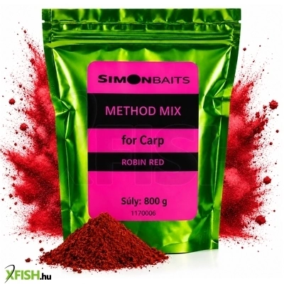 simon baits method mix for carp robin red 800 g