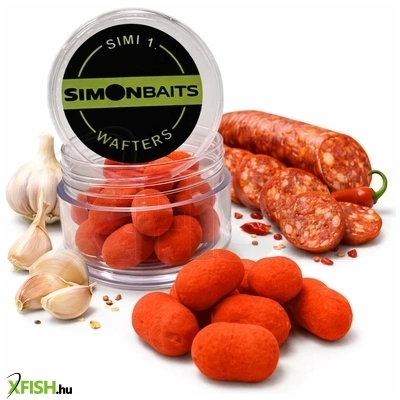 simon baits simi1 wafters extrém fokhagyma - kolbász 7x11 mm 10 g