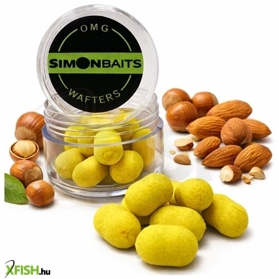 simon baits omg wafters mogyoró - mandula 7x11 mm 10 g