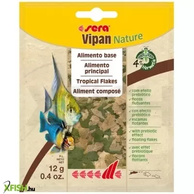 Sera vipan nature lemezes díszhaleleség - 12g