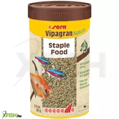 Sera vipagran nature szemcsés díszhaleleség - 250ml