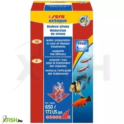 Sera ectopur akváriumi vízkezelő-só beteg/stresszes halaknak - 130g
