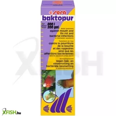 Sera baktopur akváriumi gyógykészítmény - 50ml (bakteriális fertőzésekre)