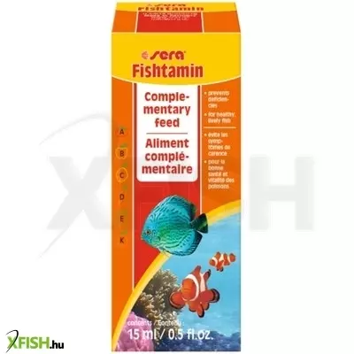 Sera fishtamin vitamin készítmény díszhalaknak - 15ml