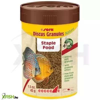 Sera discus granules nature szemcsés díszhaleleség diszkoszhalnak - 100ml