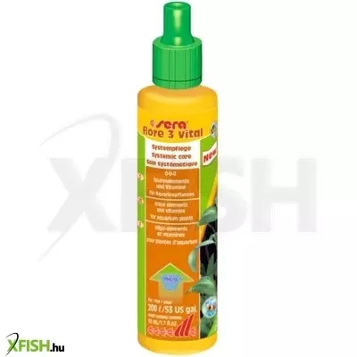 Sera flore 3 vital akváriumi növénytáp - 50 ml