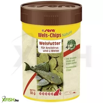 Sera wels-chips nature tablettás díszhaleleség - 100ml
