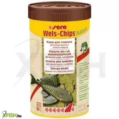 Sera wels-chips nature tablettás díszhaleleség - 250ml