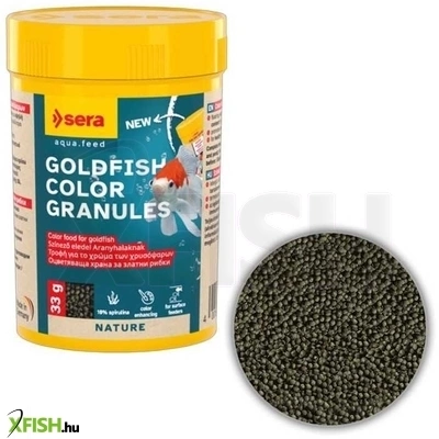 Sera Goldfish Color Granules Díszhaleleség Aranyhalaknak 33g