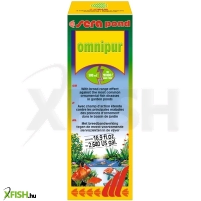 Sera pond omnipur a fertőtlenítő kerti tóba - 500ml