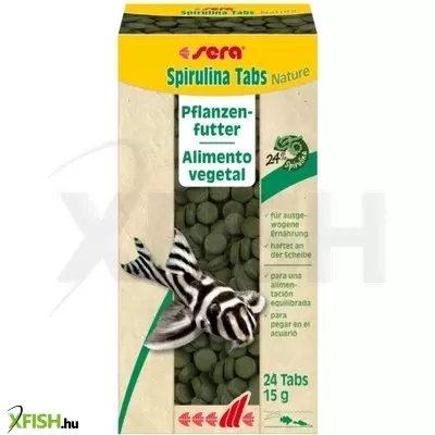 Sera spirulina tabs nature tablettás díszhaleleség - 24 tabletta