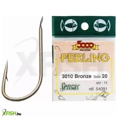 Sensas Feeling 3010 Bronze Feeder Match Horog 26-os 15db/csomag