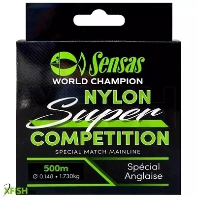 Sensas Anglaise Super Competition Monofil Match & Feeder Zsinór 500M 0,148Mm