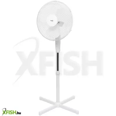 Home sf40wh állóventilátor, 45 w, 40cm-es lapátátmérő, 3 sebességfokozat, oszcillálás, állítható fejdőlésszög, fehér színű