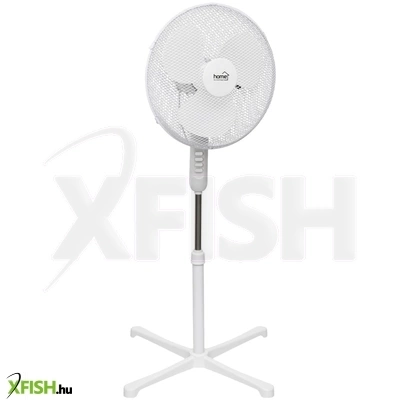 Home sf42wh álló ventilátor, 45 W teljesítmény, 3 fokozat, oszcillálás, 40 cm-es lapátátmérő, fehér színű