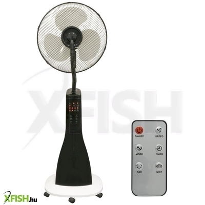 Home sfm 40/wh párásító ventilátor, 90 w, 3 fokozat, 3 literes víztartály, 75°-os oszcillálás, távirányító, fehér