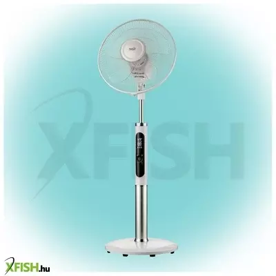 home sfr 40 3d álló ventilátor, 60 w, 3 fokozat, 40 cm-es lapátátmérő, 3d-s oszcillálás, távirányító, átlátszó lapát, led kijelző, fehér