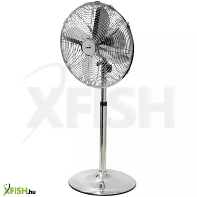 home sfs 40 álló fém ventilátor, 45 w, 3 fokozat, 40 cm-es lapátátmérő, fém lapátok, 85°-os oszcillálás