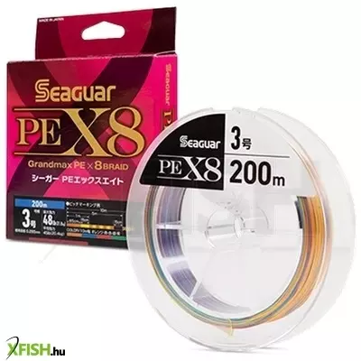 Seaguar Pe X8 Multi Fonott Zsinór 200 m 0,285 mm 21,8 kg 