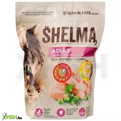 Shelma száraz steril macskaeledel, FM grain free 750g , lazac