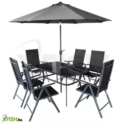 Hecht shadow set - kerti bútor napernyővel