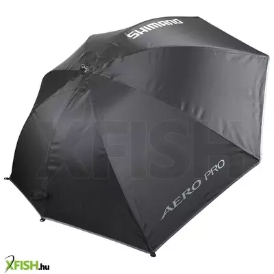 Shimano Luggage Aero Pro 50in Nylon Umbrella Ernyő 127 cm Fekete