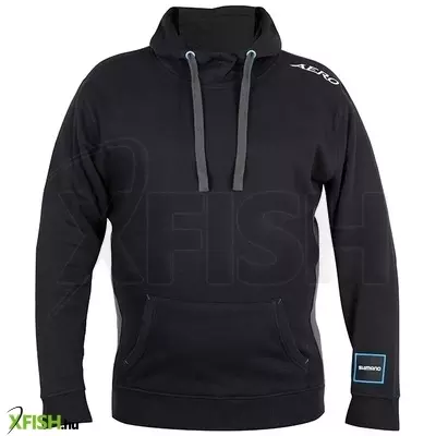 Shimano Apparel Aero Hoodie Kapucnis Pulóver Fekete Xl