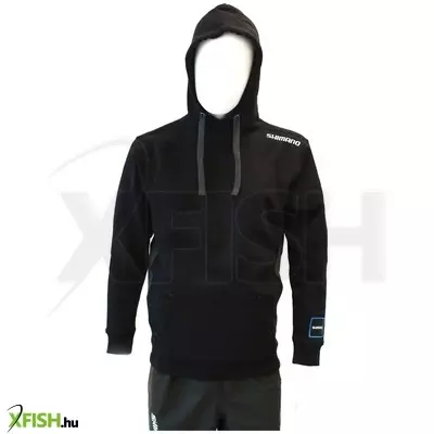 Shimano Apparel Hoodie Kapucnis Pulóver Fekete M