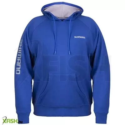 Shimano Shm Pull Over Hoodie Horgász Pulóver Kék Xxxl