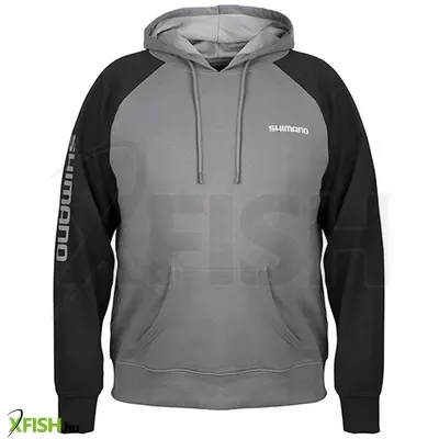 Shimano Shm Pull Over Hoodie Horgász Pulóver Szürke M