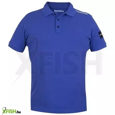 Shimano Apparel Polo Galléros Póló Kék Xxl