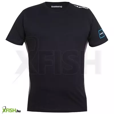 Shimano Apparel Aero T-Shirt Horgász Póló Fekete M