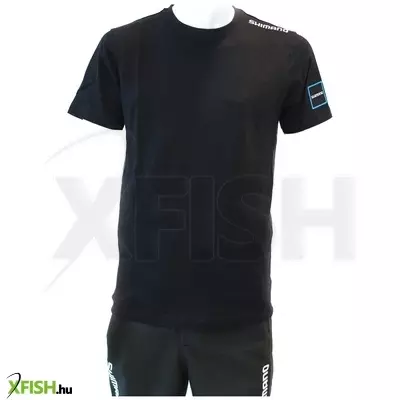 Shimano Apparel T-Shirt Horgász Póló Fekete Xxxl