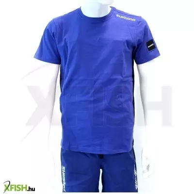 Shimano Apparel T-Shirt Horgász Póló Kék M
